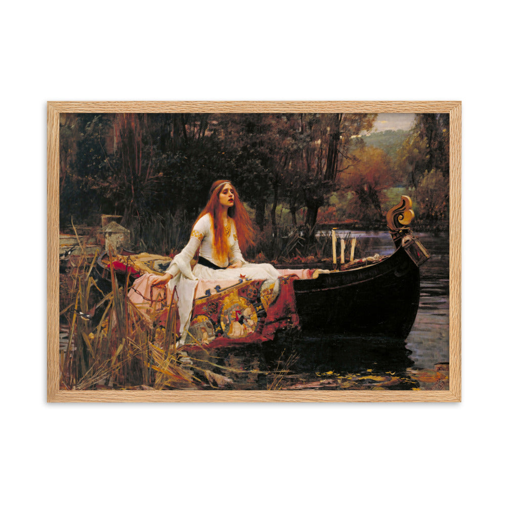 Poster - John William Waterhouse, Die Dame von Shalott Oak / 50×70 cm artlia