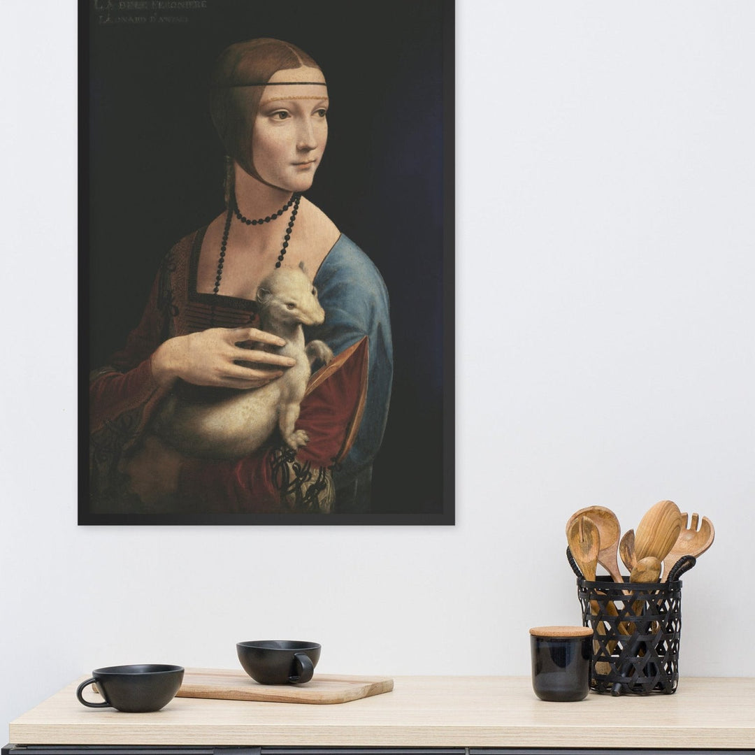 Poster - Leonardo da Vinci, Dame mit dem Hermelin artlia