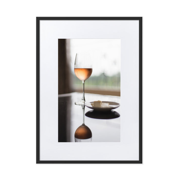 Poster mit Passepartout - Time for yourself Schwarz / 50×70 cm artlia