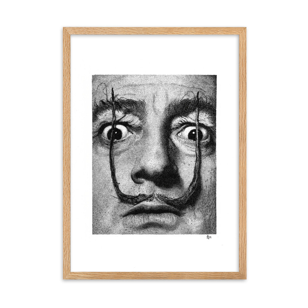 Poster mit Rahmen - Dali Oak / 50×70 cm artlia