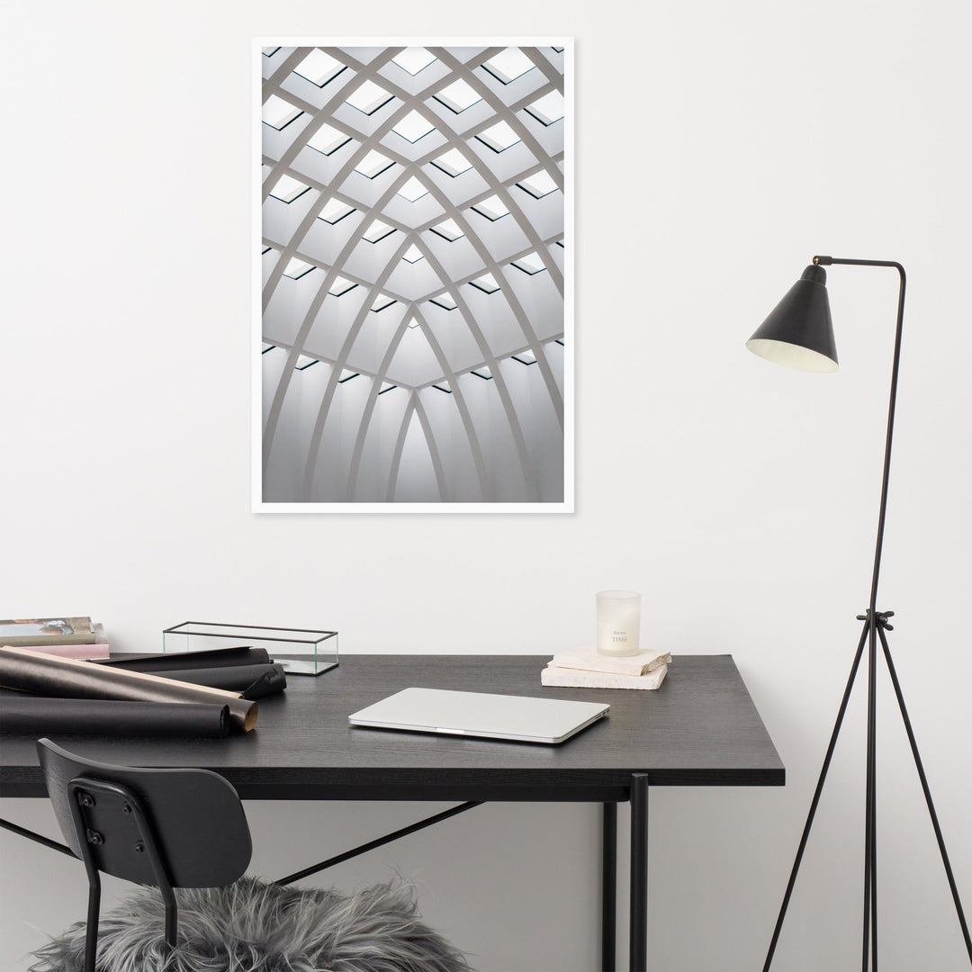 Poster mit Rahmen - Geometrisches Design artlia
