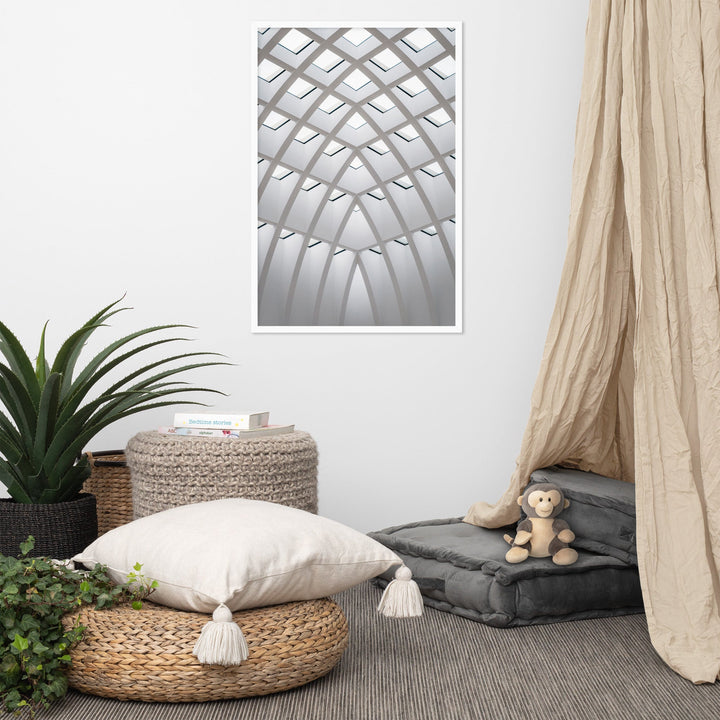 Poster mit Rahmen - Geometrisches Design artlia