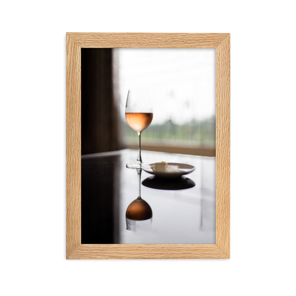 Poster mit Rahmen - Time for yourself Oak / 21×30 cm artlia