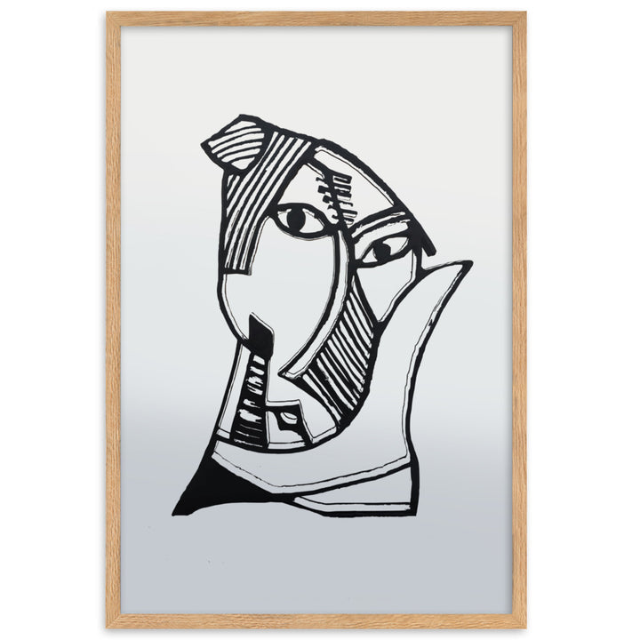 Poster - Pablo Picasso, Les Demoiselles d’Avignon grey Oak / 61×91 cm artlia