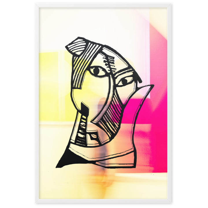 Poster - Pablo Picasso, Les Demoiselles d’Avignon in Pink Weiß / 61×91 cm artlia