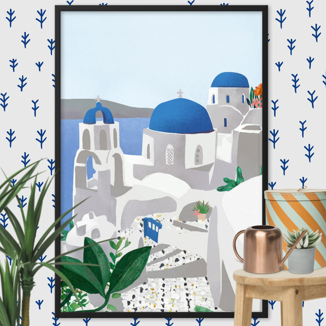 Poster - Santorini artlia