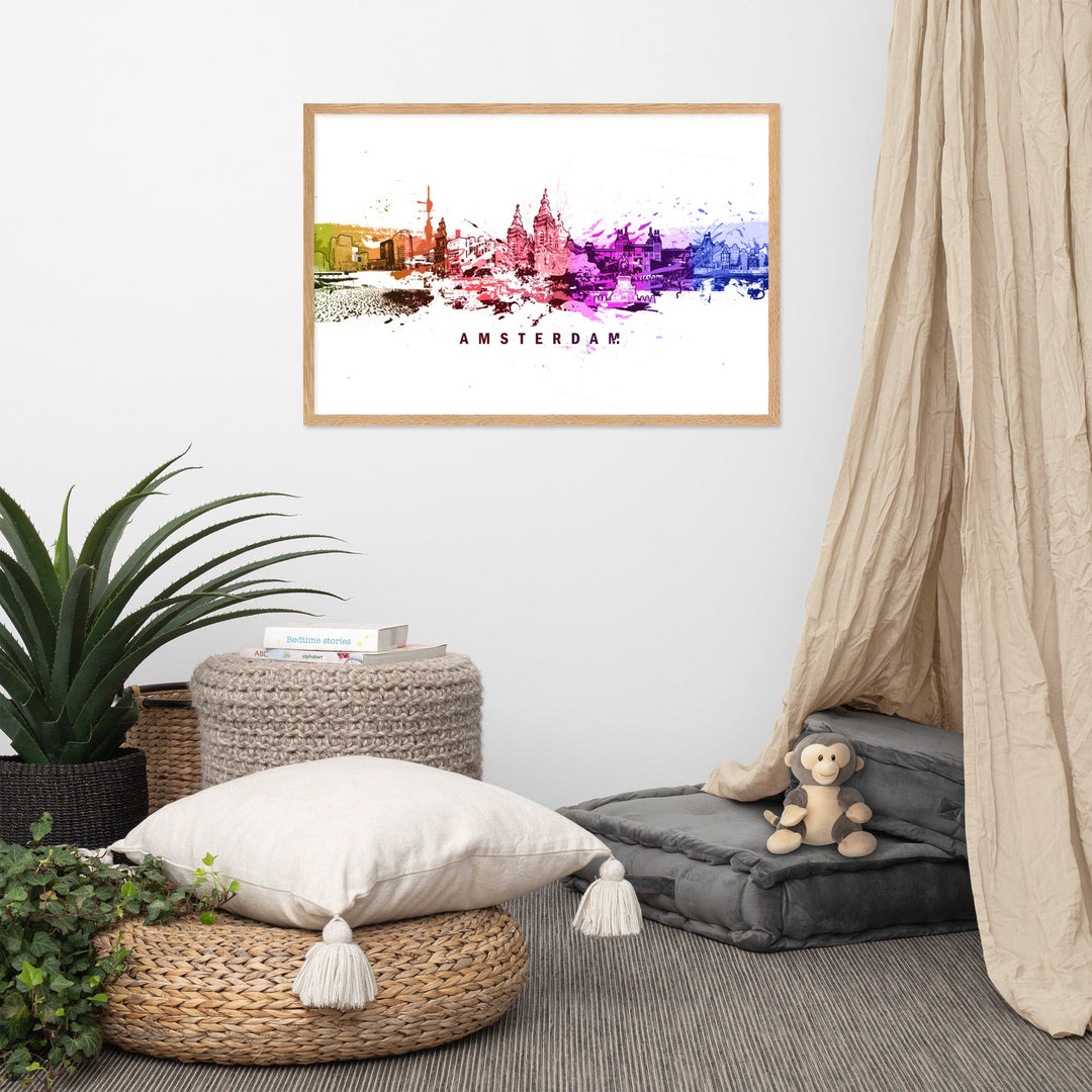 Poster - Skyline Amsterdam artlia