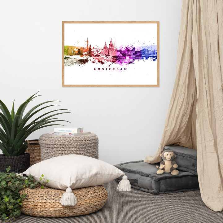 Poster - Skyline Amsterdam artlia