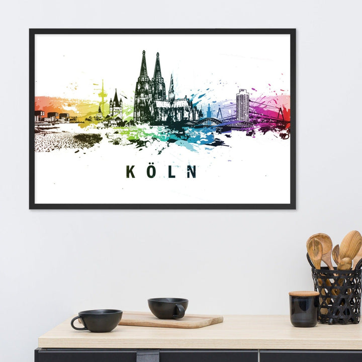 Poster - Skyline Köln artlia