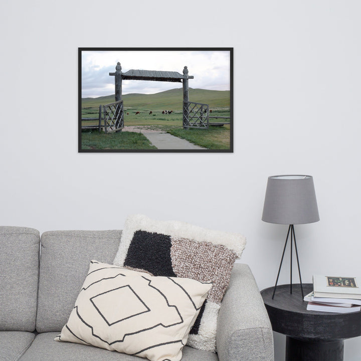 Poster - The gateway to the steppes of Mongolia artlia