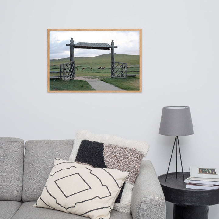 Poster - The gateway to the steppes of Mongolia artlia