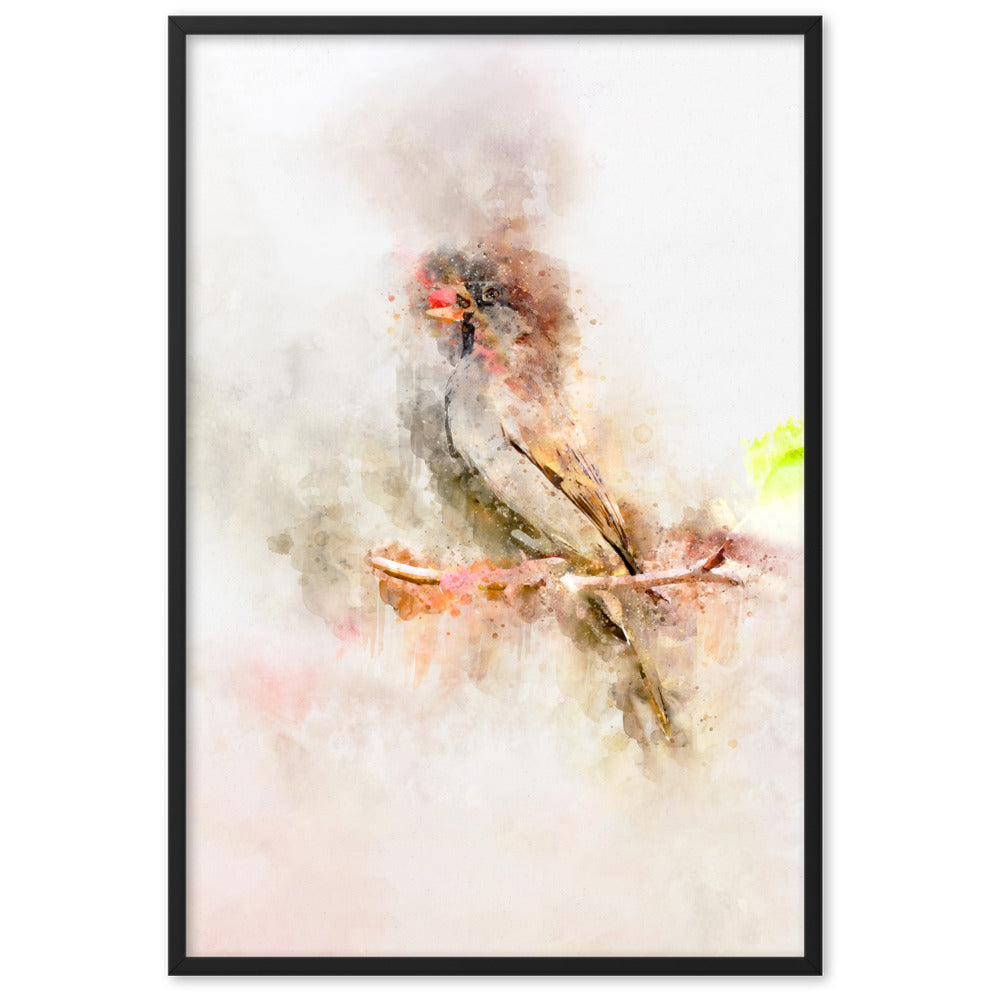 Aquarell Vogel - Poster artlia