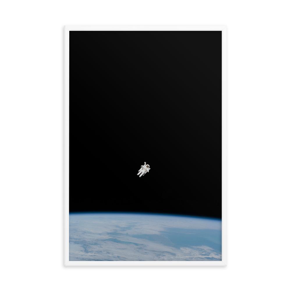 Astronaut im Weltraum - Poster artlia