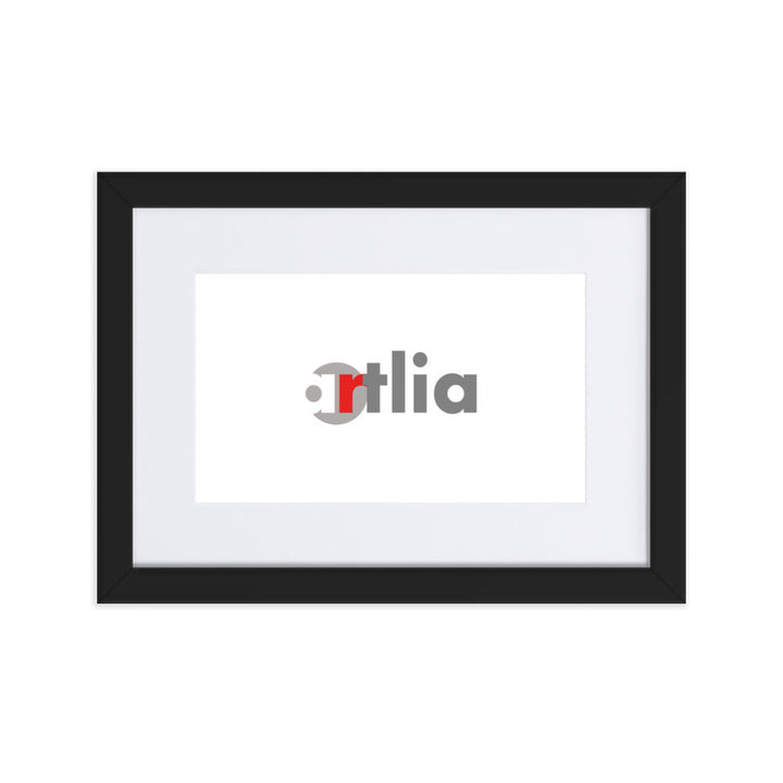 Bilderrahmen schwarz Passepartout horizontal 21×30 cm artlia