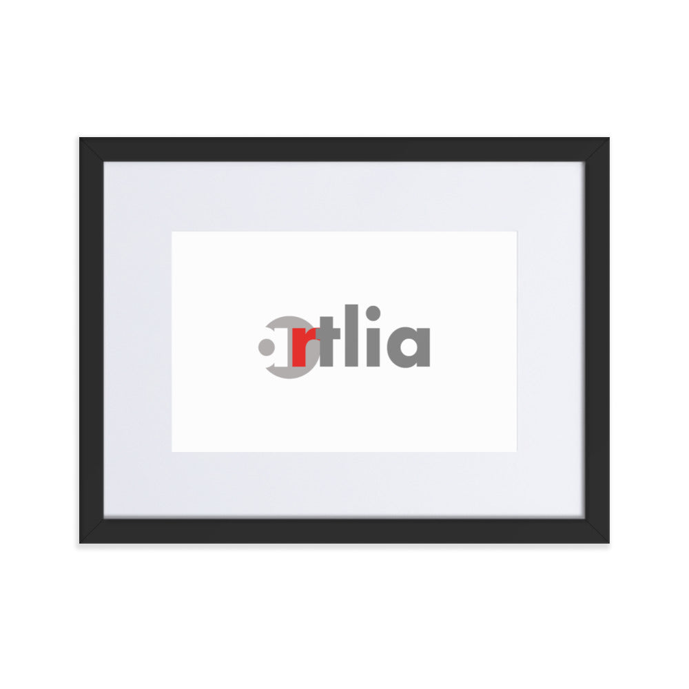 Bilderrahmen schwarz Passepartout horizontal 30×40 cm artlia