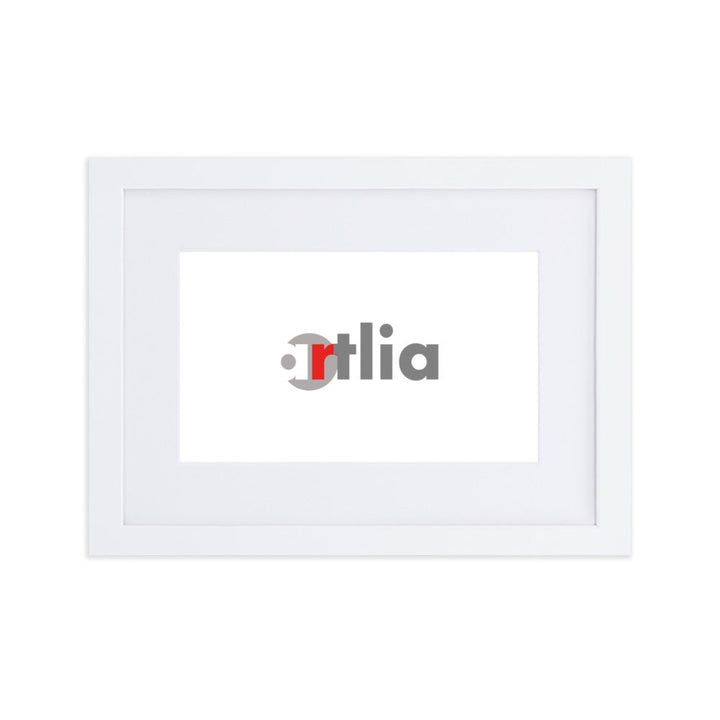 Bilderrahmen weiß Passepartout horizontal 21×30 cm artlia
