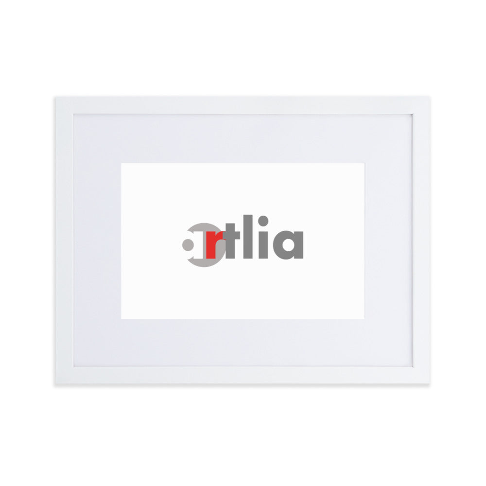 Bilderrahmen weiß Passepartout horizontal 30×40 cm artlia