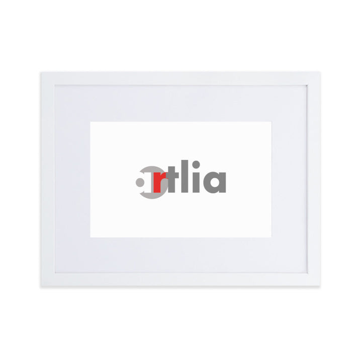 Bilderrahmen weiß Passepartout horizontal 30×40 cm artlia