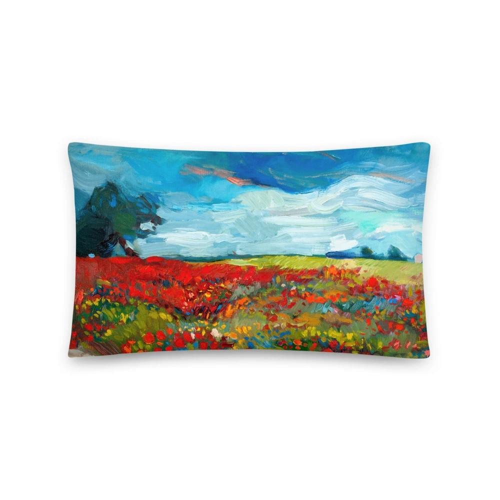 Blumenfelder - Kissen 50x30 cm / ohne Füllung artlia
