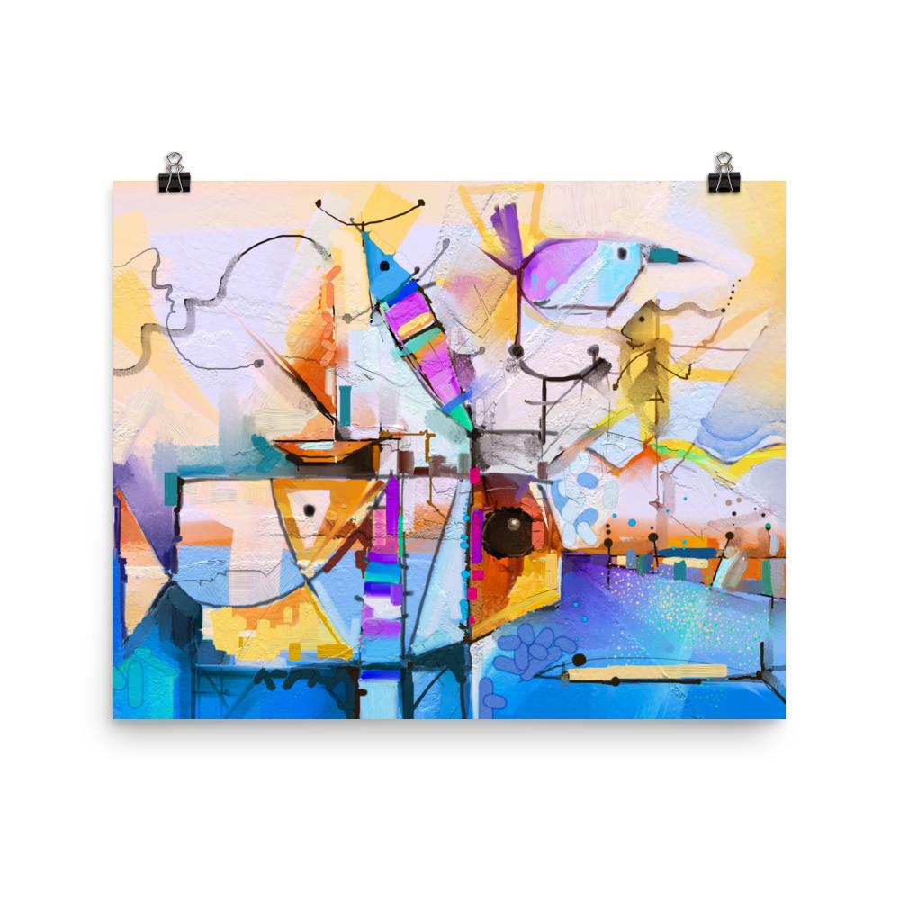 Bunte Fantasie - Poster 20x25 cm artlia