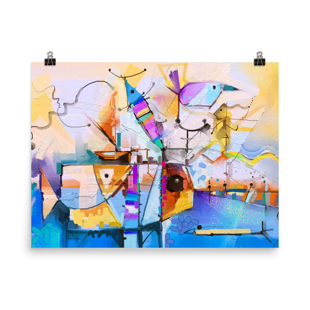 Bunte Fantasie - Poster 30x41 cm artlia