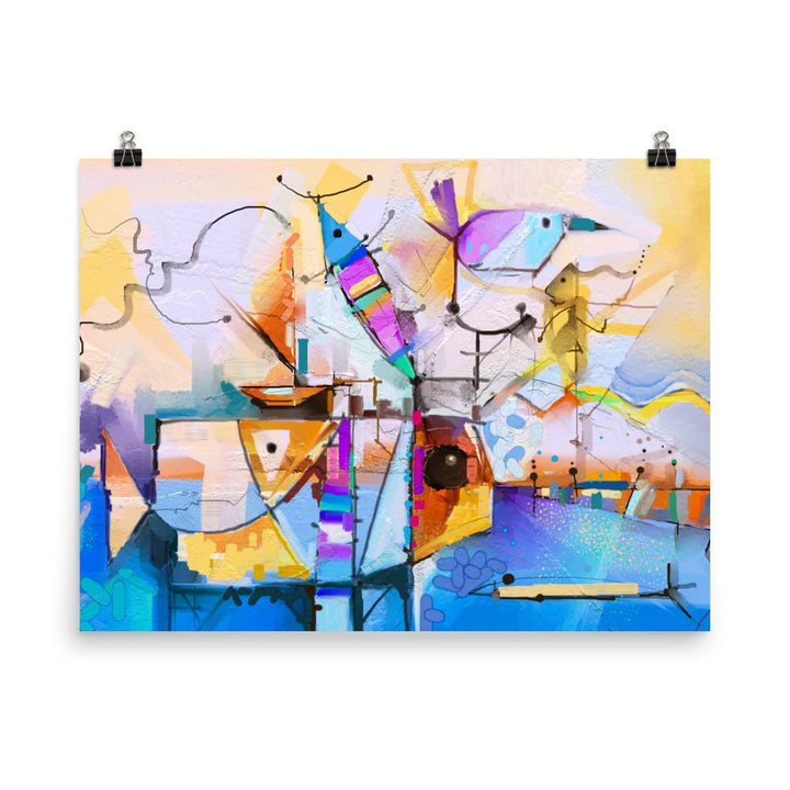 Bunte Fantasie - Poster 30x41 cm artlia