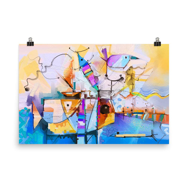 Bunte Fantasie - Poster 30x45 cm artlia