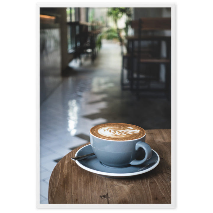 Cappuccino in Café - Poster artlia
