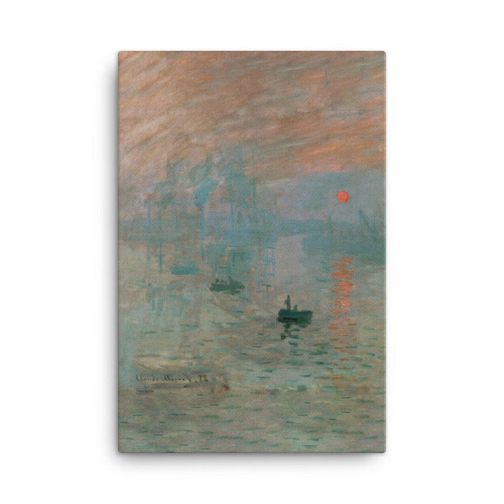 Claude Monet, Impression, Sonnenaufgang - Leinwand 61x91 cm artlia