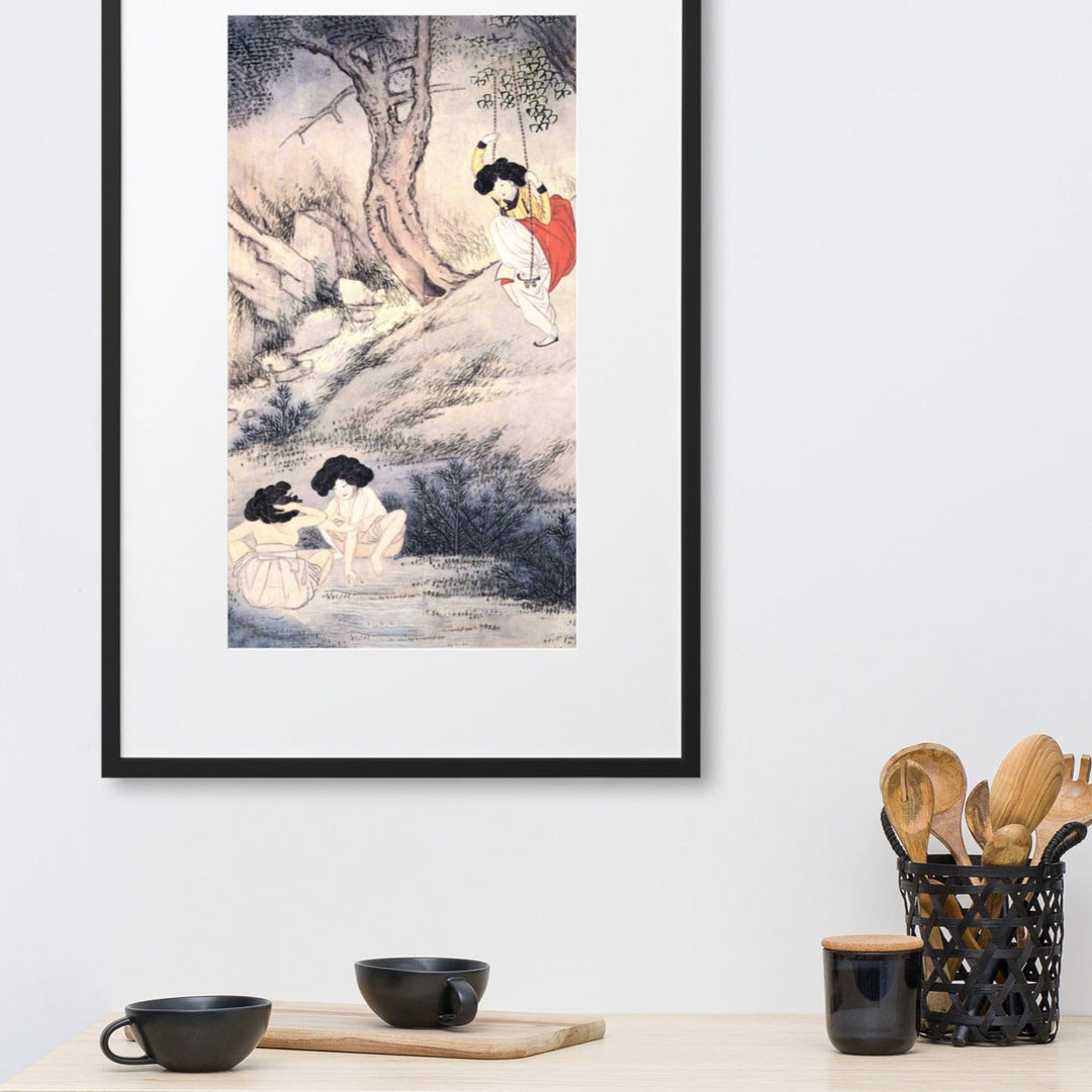 Dano, Hyewon - Poster Rahmen mit Passepartout artlia