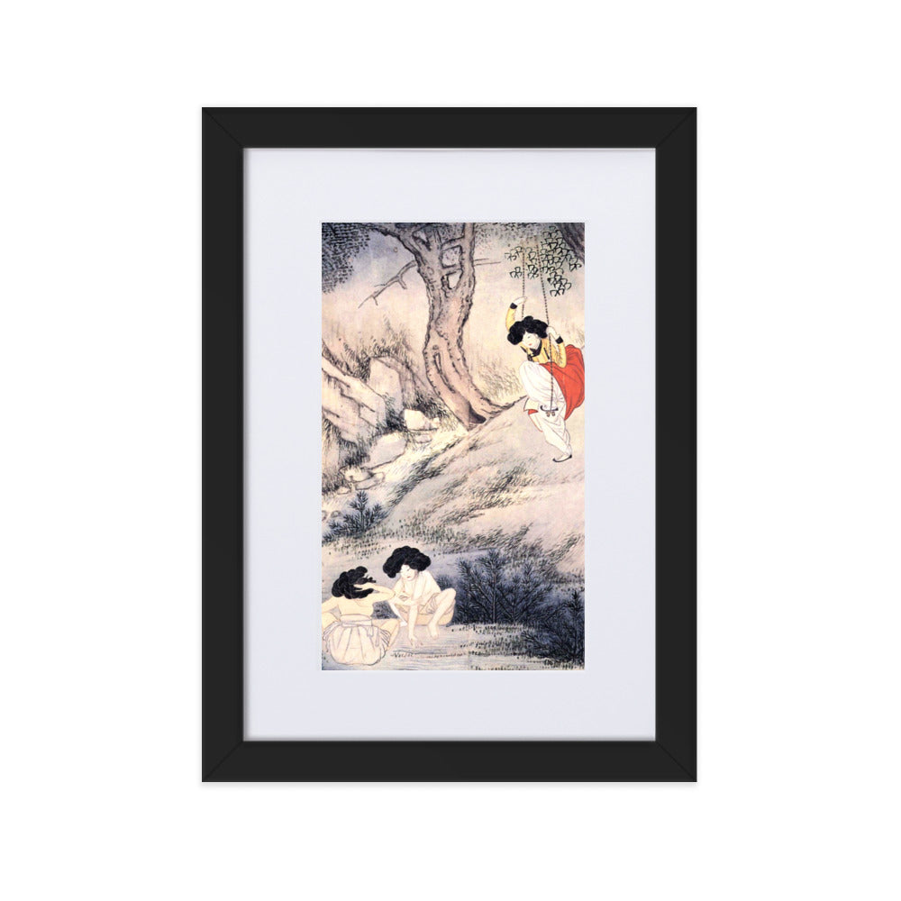 Dano, Hyewon - Poster Rahmen mit Passepartout Schwarz / 21×30 cm artlia