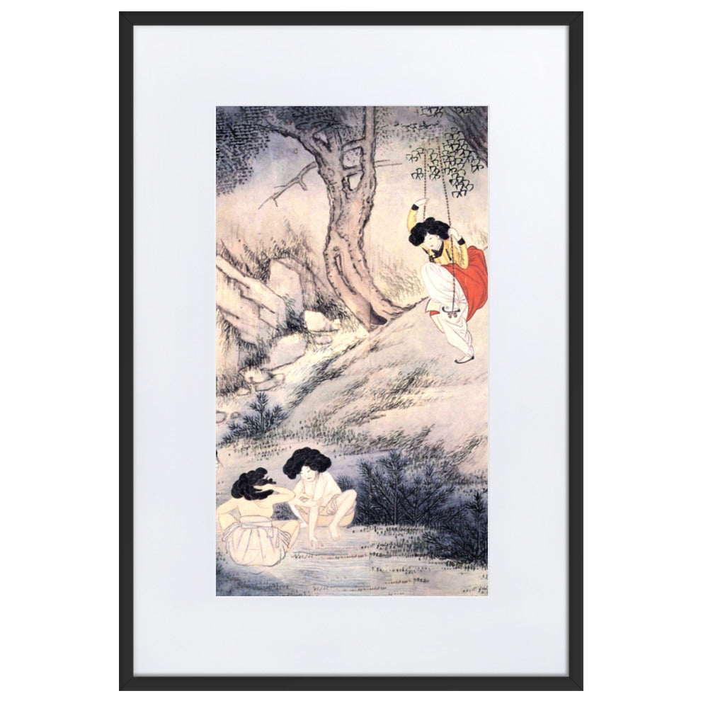 Dano, Hyewon - Poster Rahmen mit Passepartout Schwarz / 61×91 cm artlia