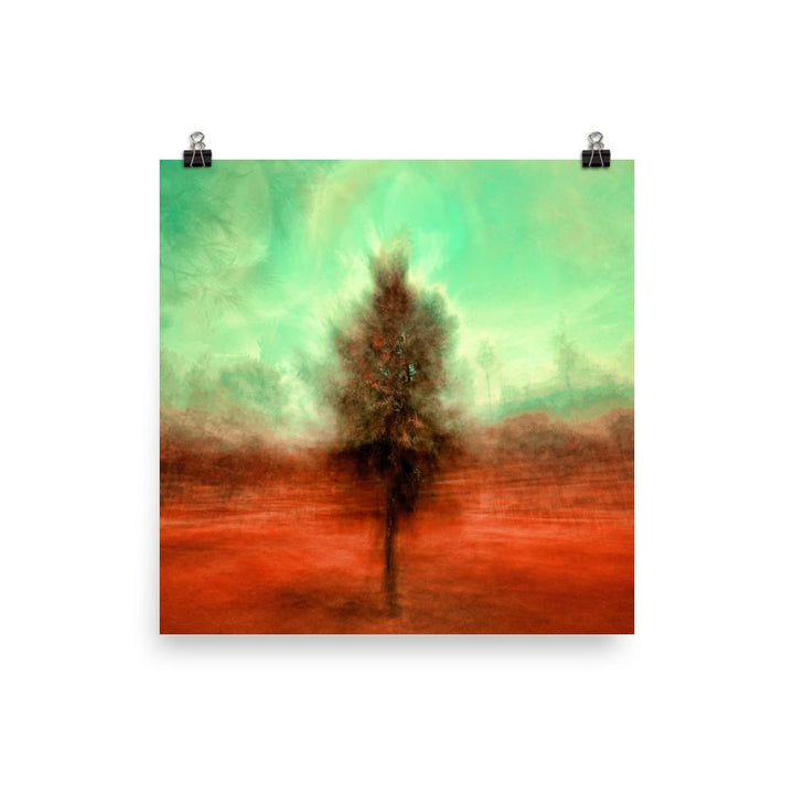 Der schlafende Baum - Poster 25x25 cm artlia