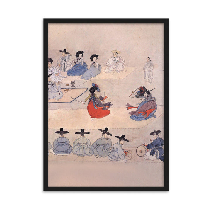 Double Sword Dance, Hyewon - Poster im Rahmen Schwarz / 50×70 cm artlia