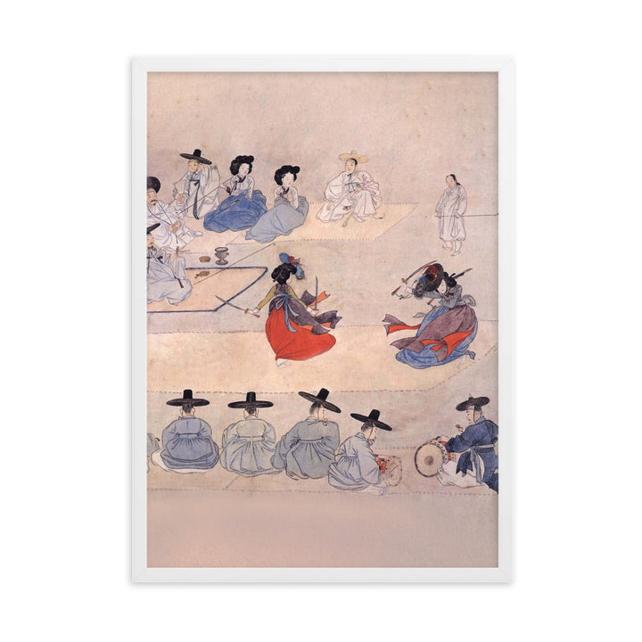 Double Sword Dance, Hyewon - Poster im Rahmen Weiß / 50×70 cm artlia