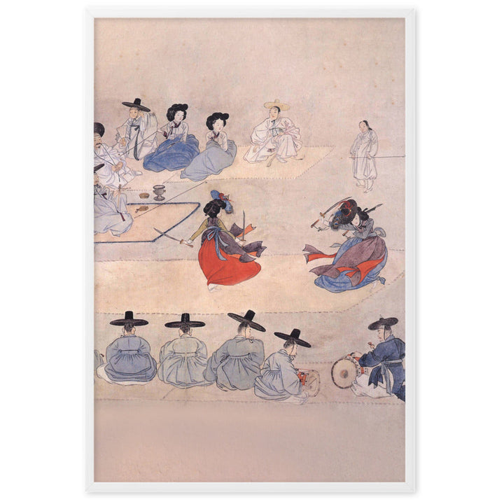 Double Sword Dance, Hyewon - Poster im Rahmen Weiß / 61×91 cm artlia