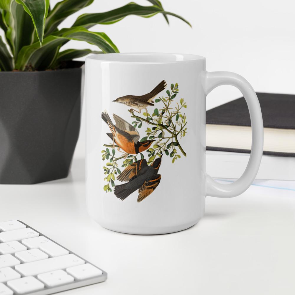 Tasse - Drei Vögel auf Ästen artlia