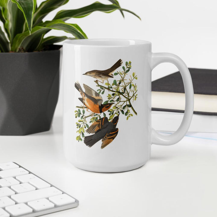 Tasse - Drei Vögel auf Ästen artlia