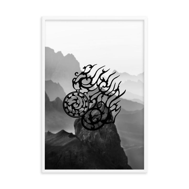 Dreibeinige Krähe - Poster artlia