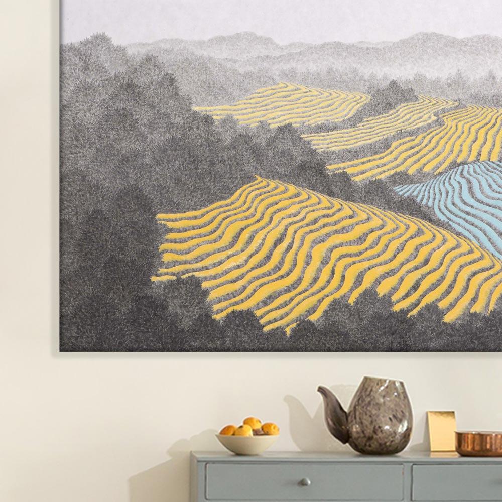 Felder 01 - Leinwand artlia