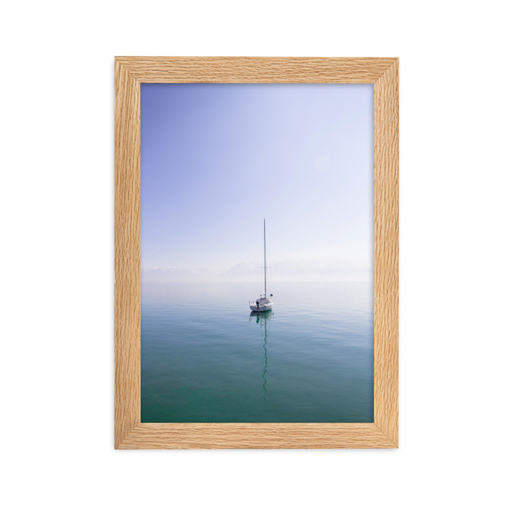 Forward - Poster im Rahmen Oak / 21×30 cm artlia