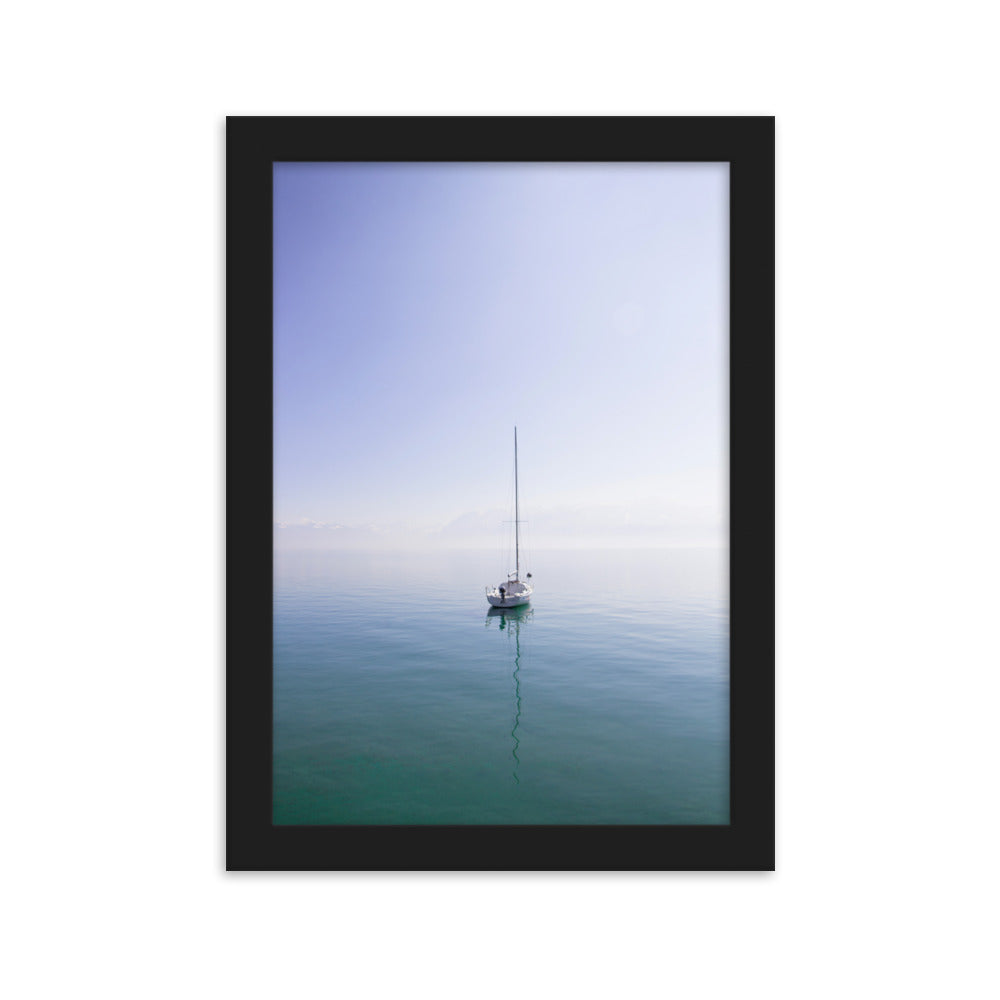 Forward - Poster im Rahmen Schwarz / 21×30 cm artlia