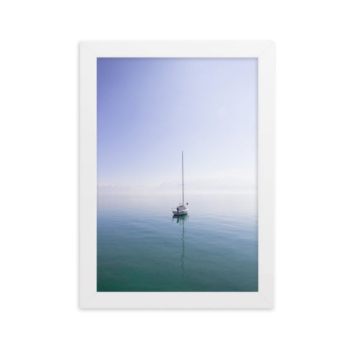 Forward - Poster im Rahmen Weiß / 21×30 cm artlia