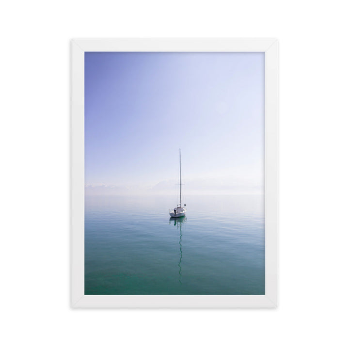 Forward - Poster im Rahmen Weiß / 30×40 cm artlia