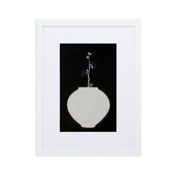 Füllung mit Licht 13 - Poster im Rahmen mit Passepartout Weiß / 30×40 cm artlia