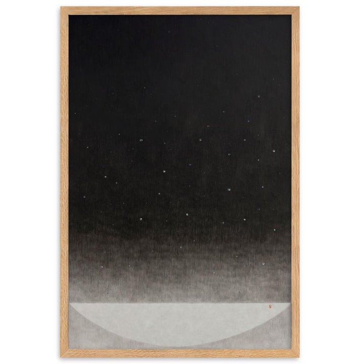 Füllung mit Licht 14 - Poster im Rahmen Oak / 61×91 cm artlia