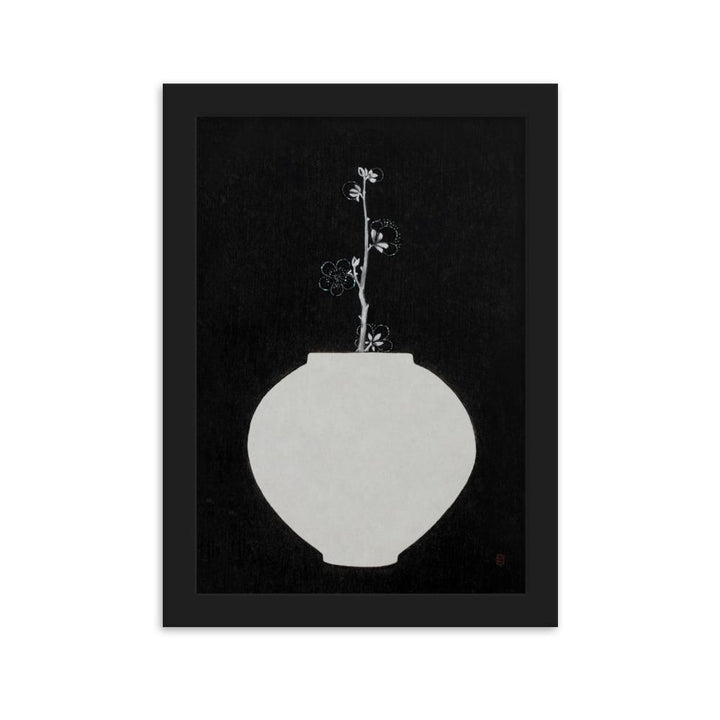 Füllung mit Licht 13 - Poster im Rahmen Schwarz / 21×30 cm artlia