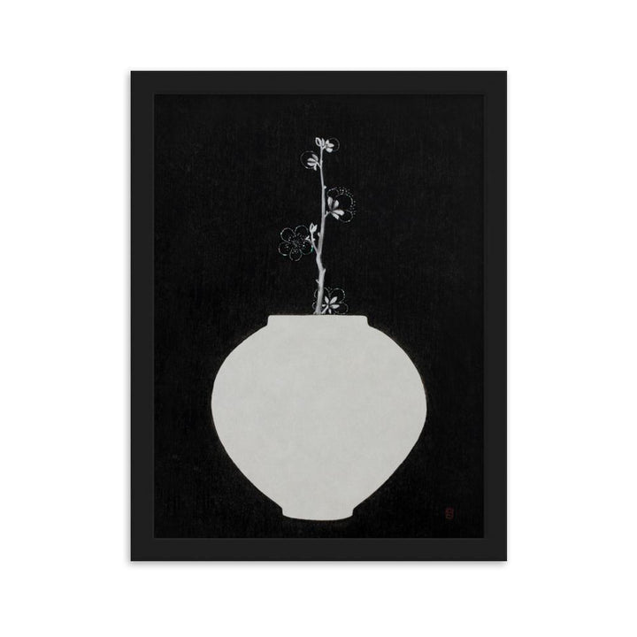 Füllung mit Licht 13 - Poster im Rahmen Schwarz / 30×40 cm artlia