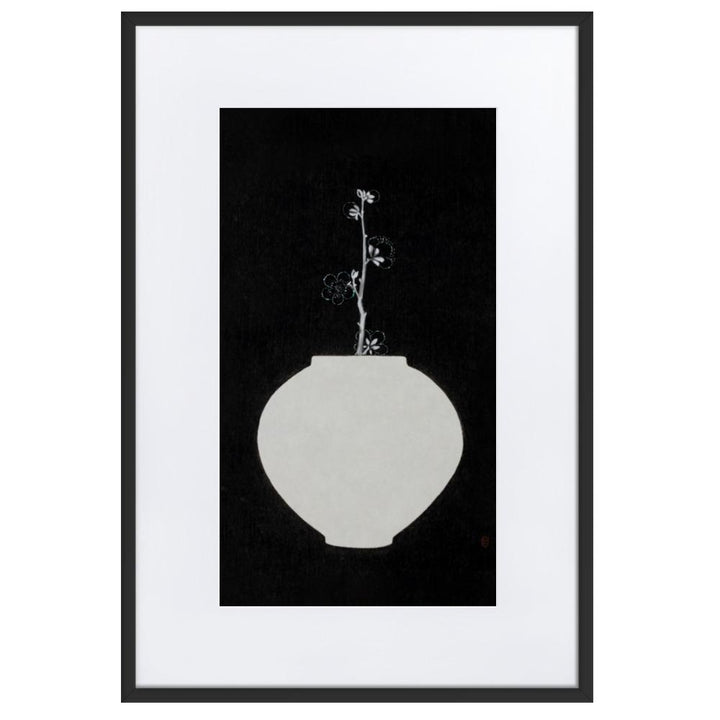 Füllung mit Licht 13 - Poster im Rahmen mit Passepartout Schwarz / 61×91 cm artlia