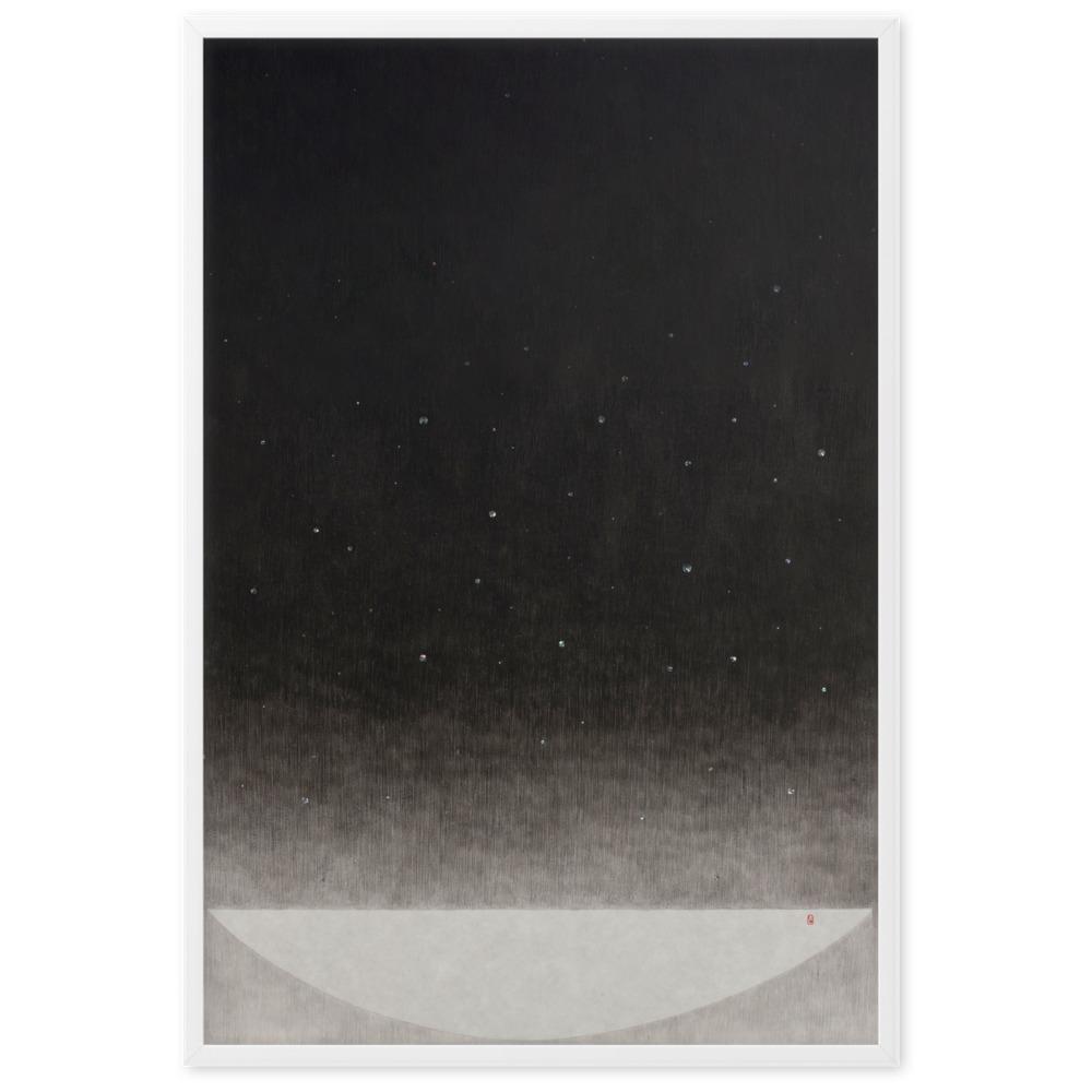 Füllung mit Licht 14 - Poster im Rahmen Weiß / 61×91 cm artlia